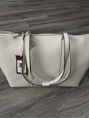 ⚜️RADLEY LONDON Ivory Pebbled Leather Shoulder Tote - NWT